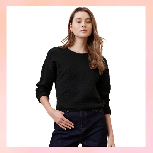 Banana Republic Tops - Banana Republic Quilted Sweatshirt